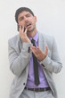 Businessman with his mobile phone