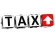 3D TAX Button Click Here Block Text