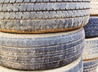 Old tires background