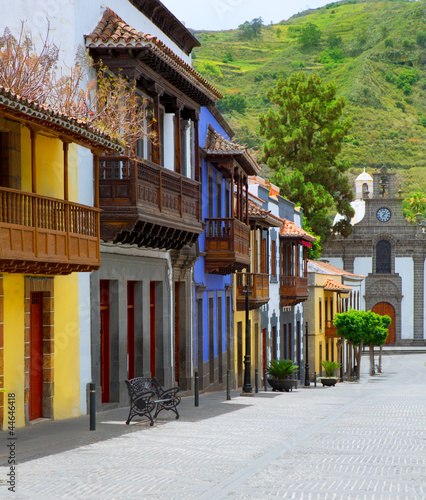 Photo: Gran Canaria Teror colorful facades Gran Canaria Teror colorful facades