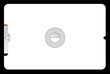 Classic SLR viewfinder, with free space for  pics, vector