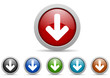 arrows vector icon set
