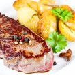 Steak mit Rosmarinkartoffeln
