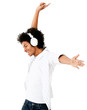Man listening to music