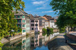 Canal in Petite France area, Strasbourg, France