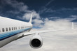 Big airplane in the sky