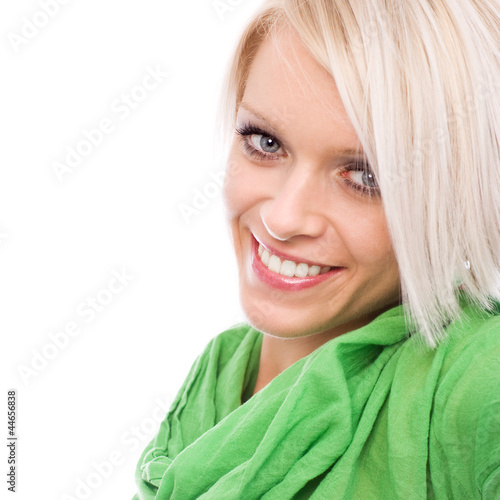 Photo: Hübsche Frau lächelt Hübsche Frau lächelt