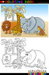 Wild Safari Animals for Coloring