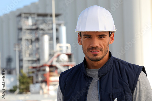 Photo: craftsman on a construction site craftsman on a construction site