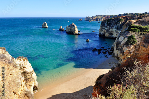 Photo: Beach in Algarve Beach in Algarve