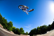 High BMX jump