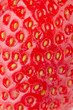 Macro of a strawberry texture