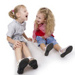 Photo: Cheerful little girl smile. Cheerful little girl smile.