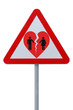 Photo: Breakup Sign (With Clipping Path) Breakup Sign (With Clipping Path)