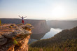 Photo: Man on the cliff Man on the cliff