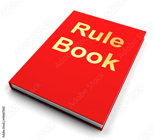 Illustration: Rule Book Or Policy Guide Manual Rule Book Or Policy Guide Manual