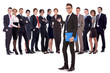 man welcoming you to his business team