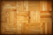 Photo: Old vintage mosaic wooden oak floor background texture Old vintage mosaic wooden oak floor background texture