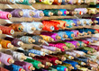 Bunte Garnrollen