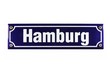 Strassenschild Hamburg