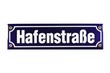 Strassenschild Hafenstraße