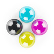 3D CMYK drops - Draufsicht