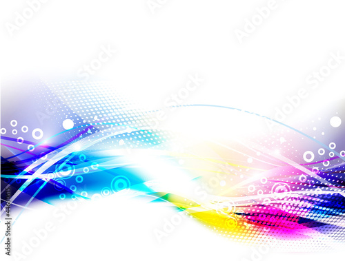 Vector: abstract colorful wave background abstract colorful wave background