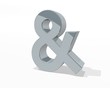 3D-Schrift Kaufmännisches Und