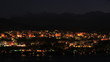 Evening view of Agios Nikolaos city across the bay, Crete