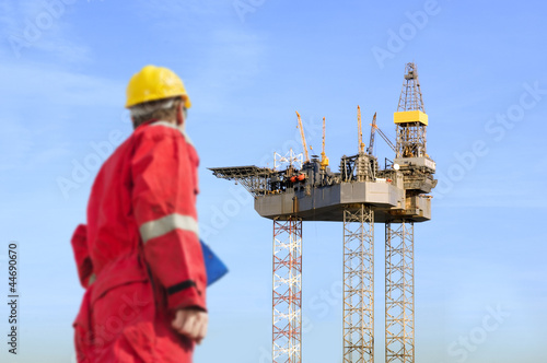 Photo: Oil rig construction Oil rig construction