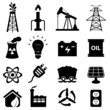 Energy icon set