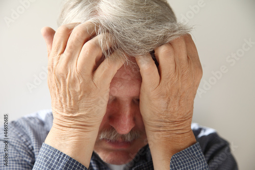 Photo: older man depressed older man depressed