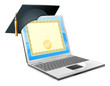 Education laptop concept