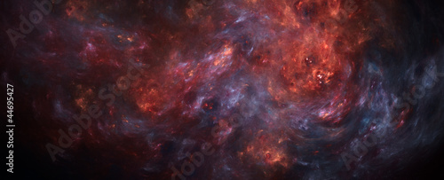 Illustration: stunning space scene with wide aspect ratio stunning space scene with wide aspect ratio