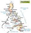 Landkarte der Philippinen