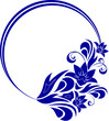 decorative oval frame for design
