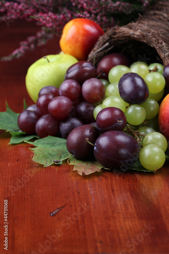 Photo: Fruit cornucopia Fruit cornucopia