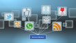 Social media touchscreen