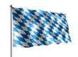 Illustration: Bayern-Flagge Bayern-Flagge