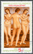BULGARIA - 1984: shows "The Three Graces", Raphael