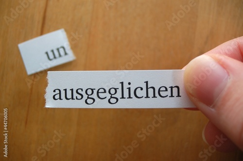 Photo: un-ausgeglichen un-ausgeglichen