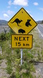 Australiens Straßenschilder