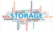 Word cloud - storage