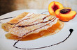 Crêpes with peach jam