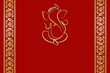 Ganesha Diwali,Wedding,Invitation card,India