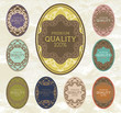 Vintage label for retro banners. EPS 10