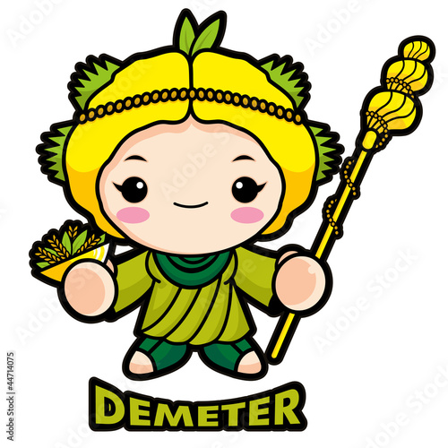 Vector: Agricultural goddess Demeter Agricultural goddess Demeter