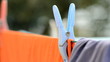 clothes peg close up