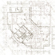 Architectural background. Part of architectural project