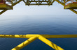 Oil Rig Platform and Ocean View